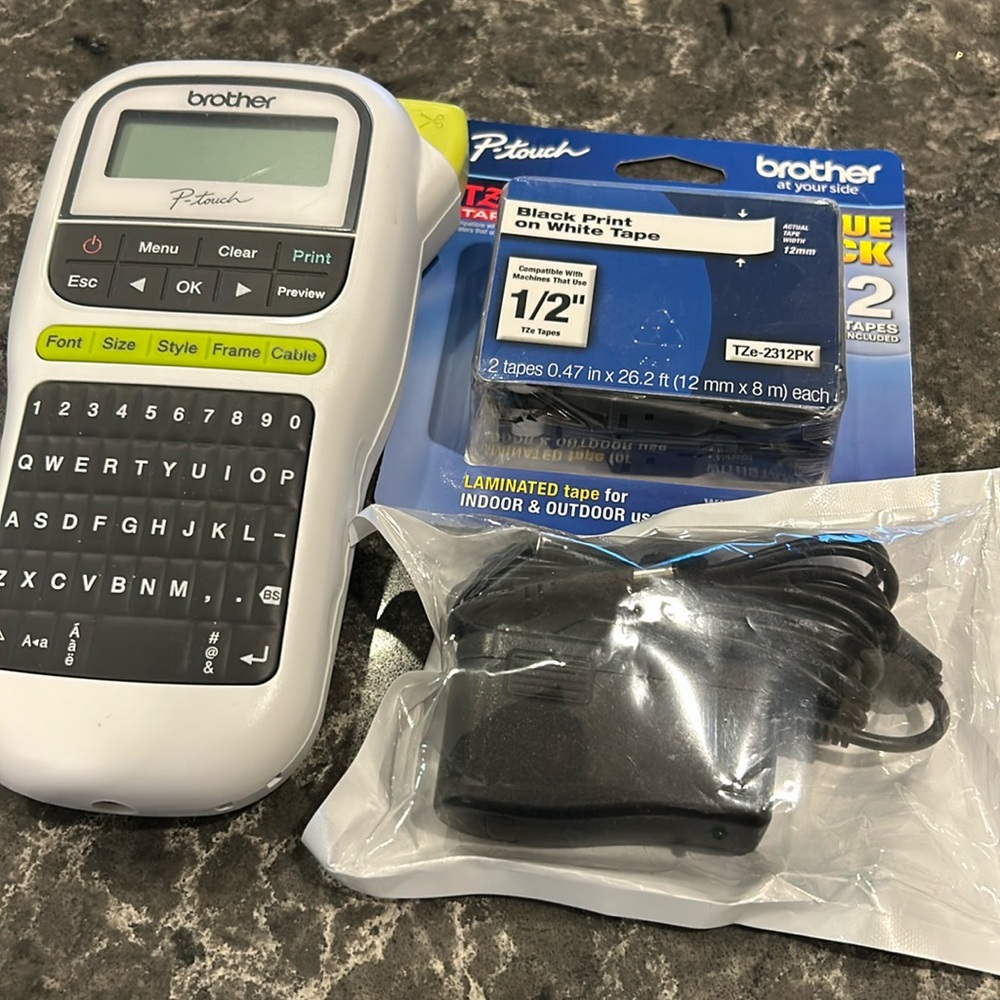 Brother P-touch label maker